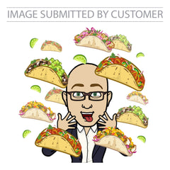 Man with Taco Custom Pinata