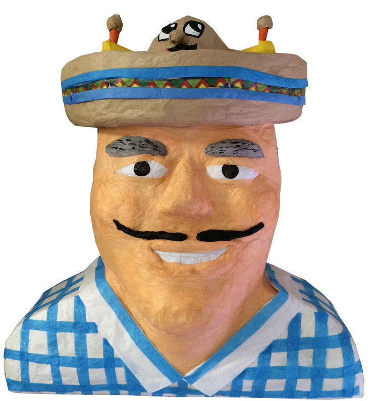 Custom Man with Mexican Hat Pinata