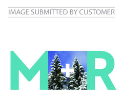 M+R Logo Custom Pinata