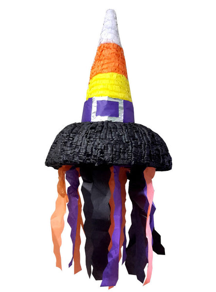 Candy Corn Witch Hat Pinata - Custom Party Pinatas 