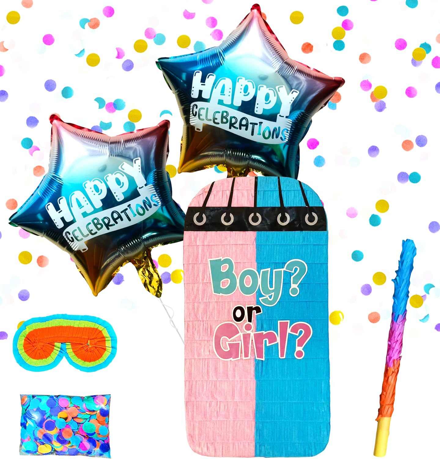 Exploding Balloon Pinata Exploding Pinata Gender Reveal