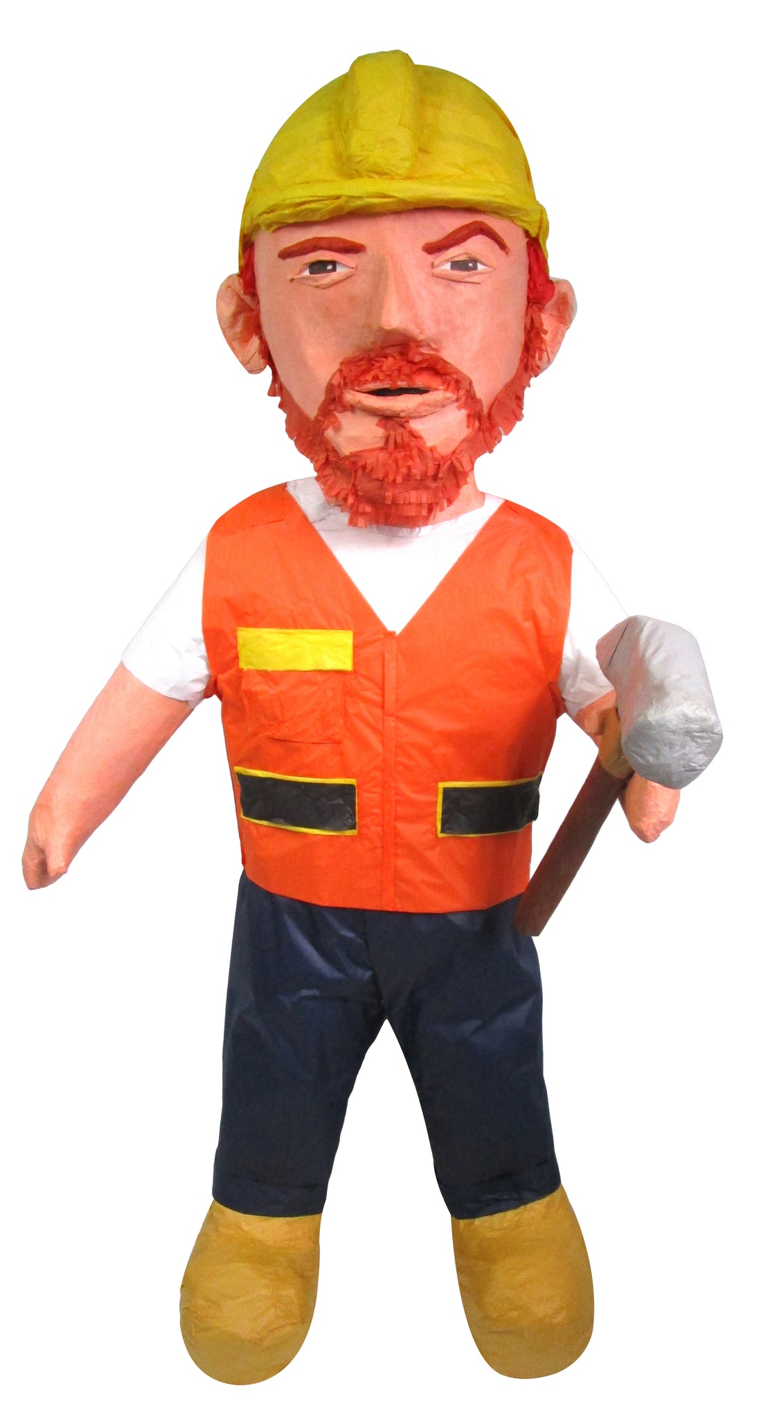 CUSTOM PERSON PINATA - CONSTRUCTION WORKER