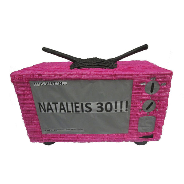 Pink TV Custom Pinata