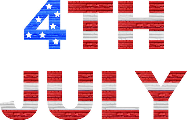 Custom 4th of July Message Pinata