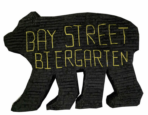 Custom Bay Street Biergarten Logo Pinata