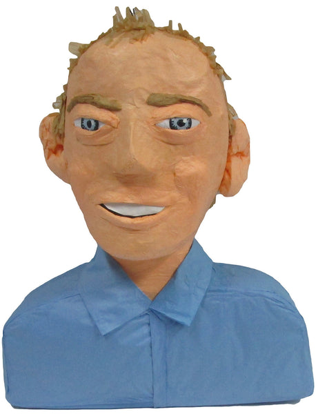 Man Blue Shirt Custom Pinata