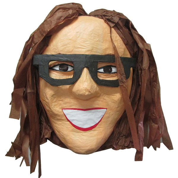 Woman With Glasses Custom Pinata
