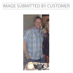 Man Blue Shirt Smile Custom Pinata