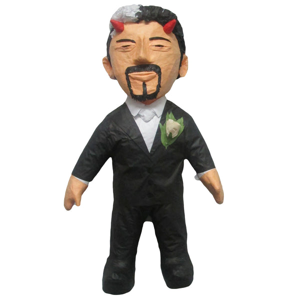Man Black Suit Custom Pinata