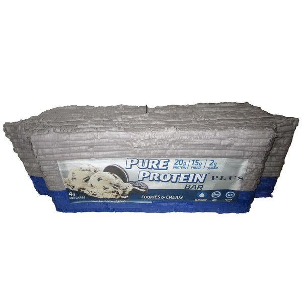 Pure Protein Bar Blue Custom Pinata