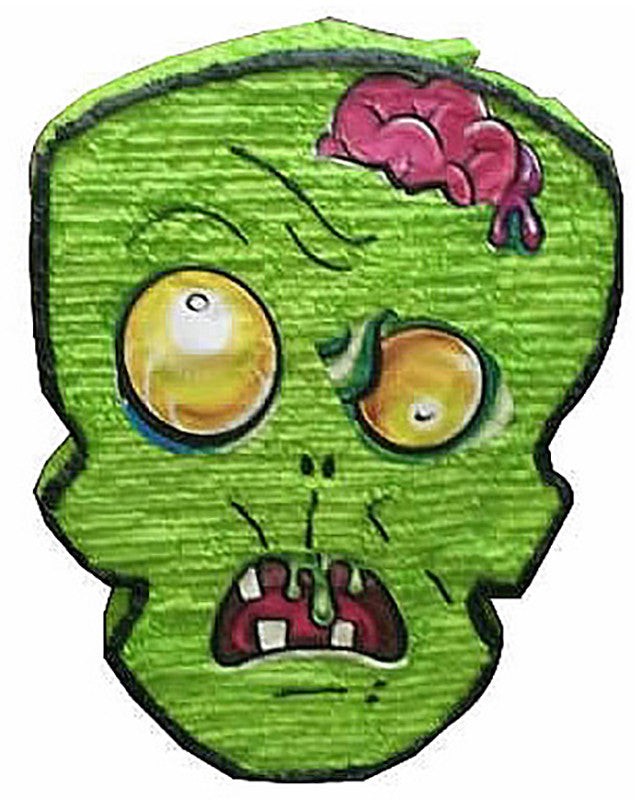 Custom Green Zombie Pinata