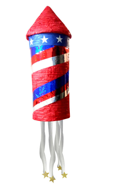 Large 4th of July Rocket Pinata - Signature Line