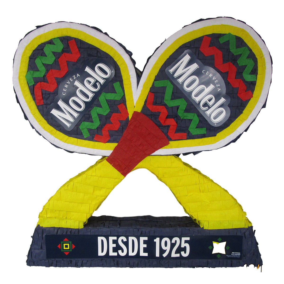 CUSTOM CORPORATE LOGO PINATA - FIESTA MARACAS