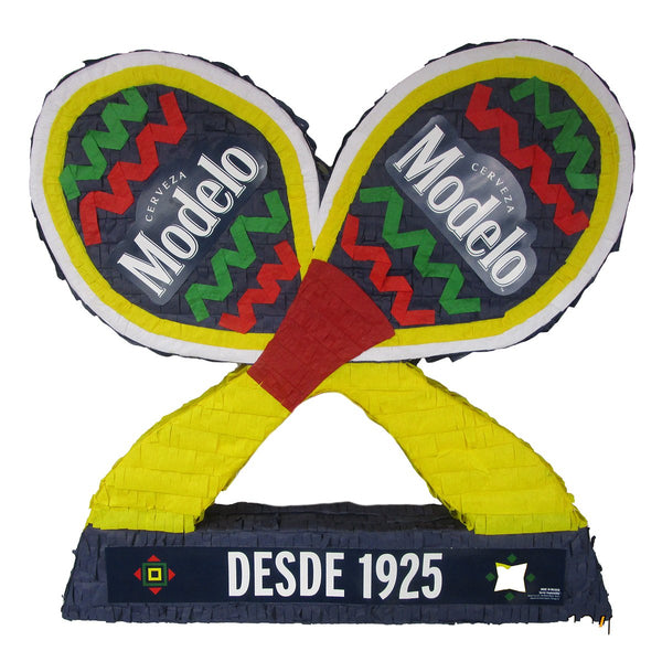CUSTOM CORPORATE LOGO PINATA - FIESTA MARACAS