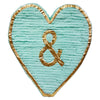 Mint and Gold Heart Pinata