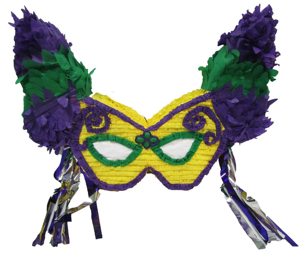 Large Signature Mardi Gras Mask Pinata