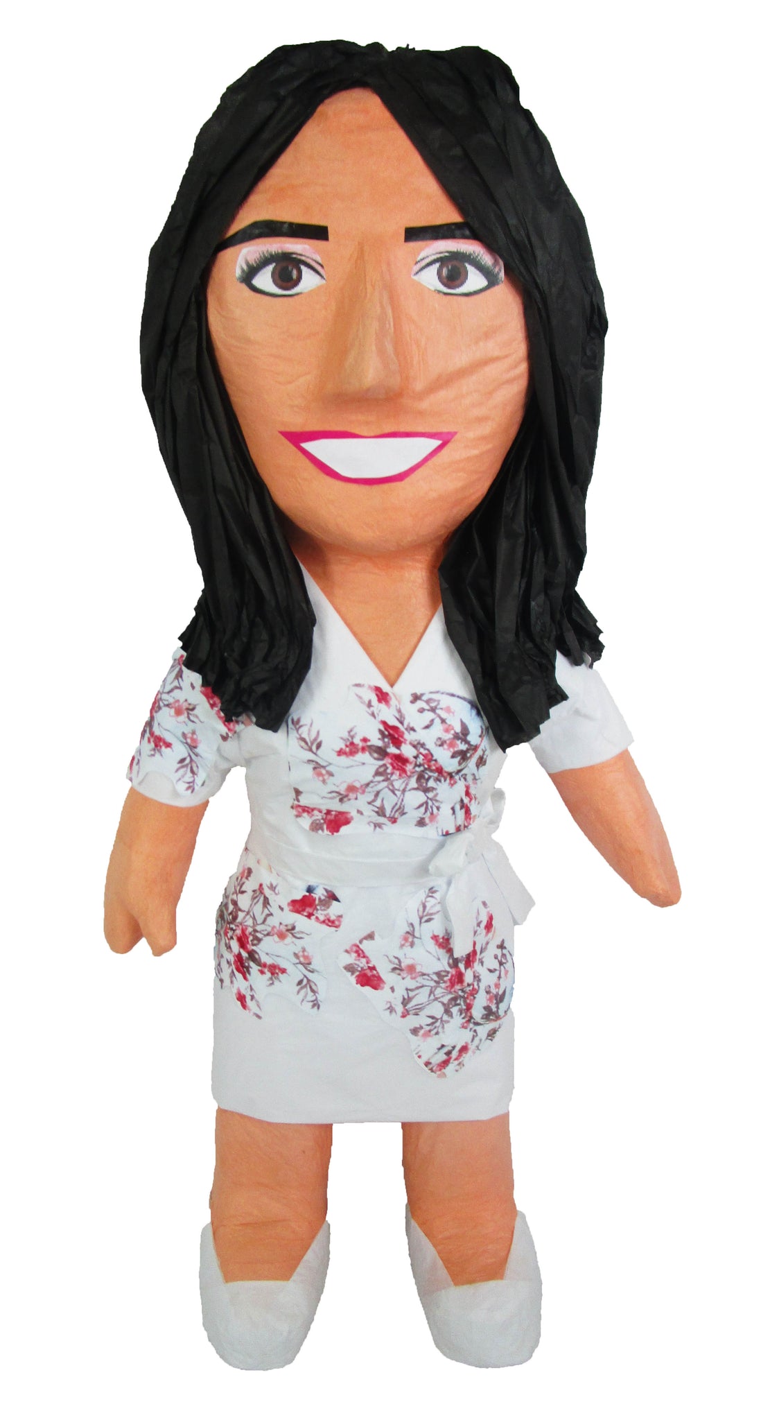 Custom Woman with Floral Dress Pinata