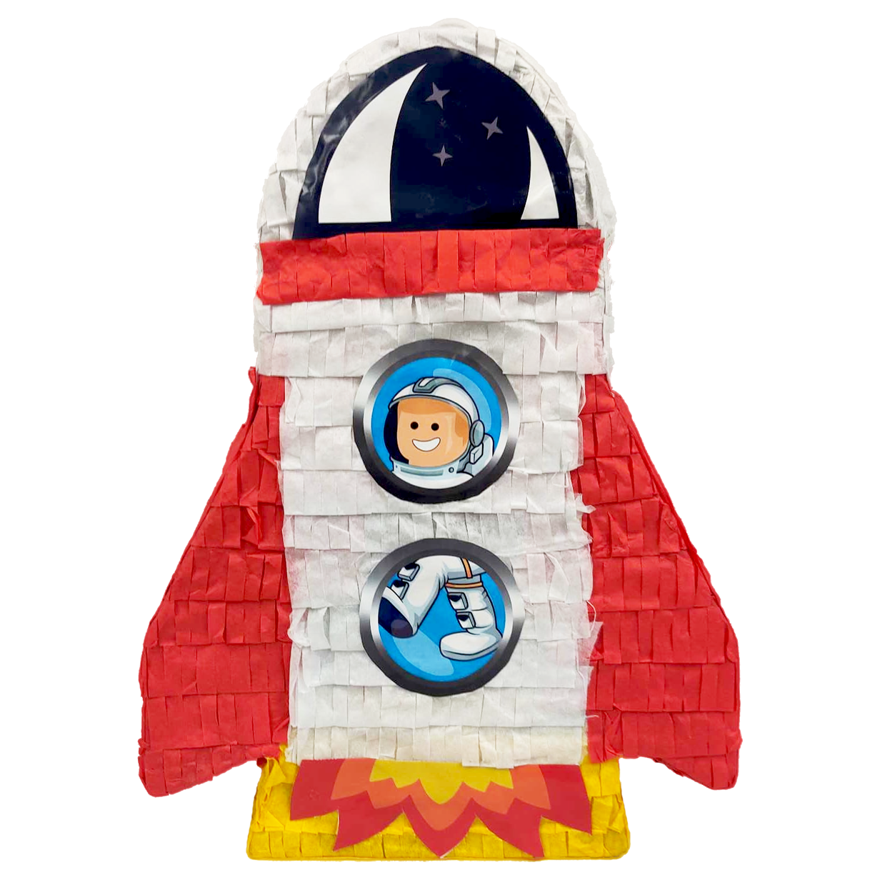 Space Rocket Pinata for 4th of July Party Celebrations