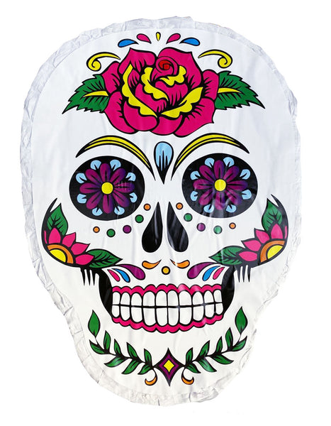 White Sugar Skull Pinata