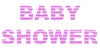 Custom Pink Baby Shower Message Pinata