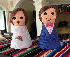 Custom Wedding Couple Cake Topper Pinata