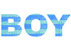 Custom Blue Baby Shower Boy Message Pinata