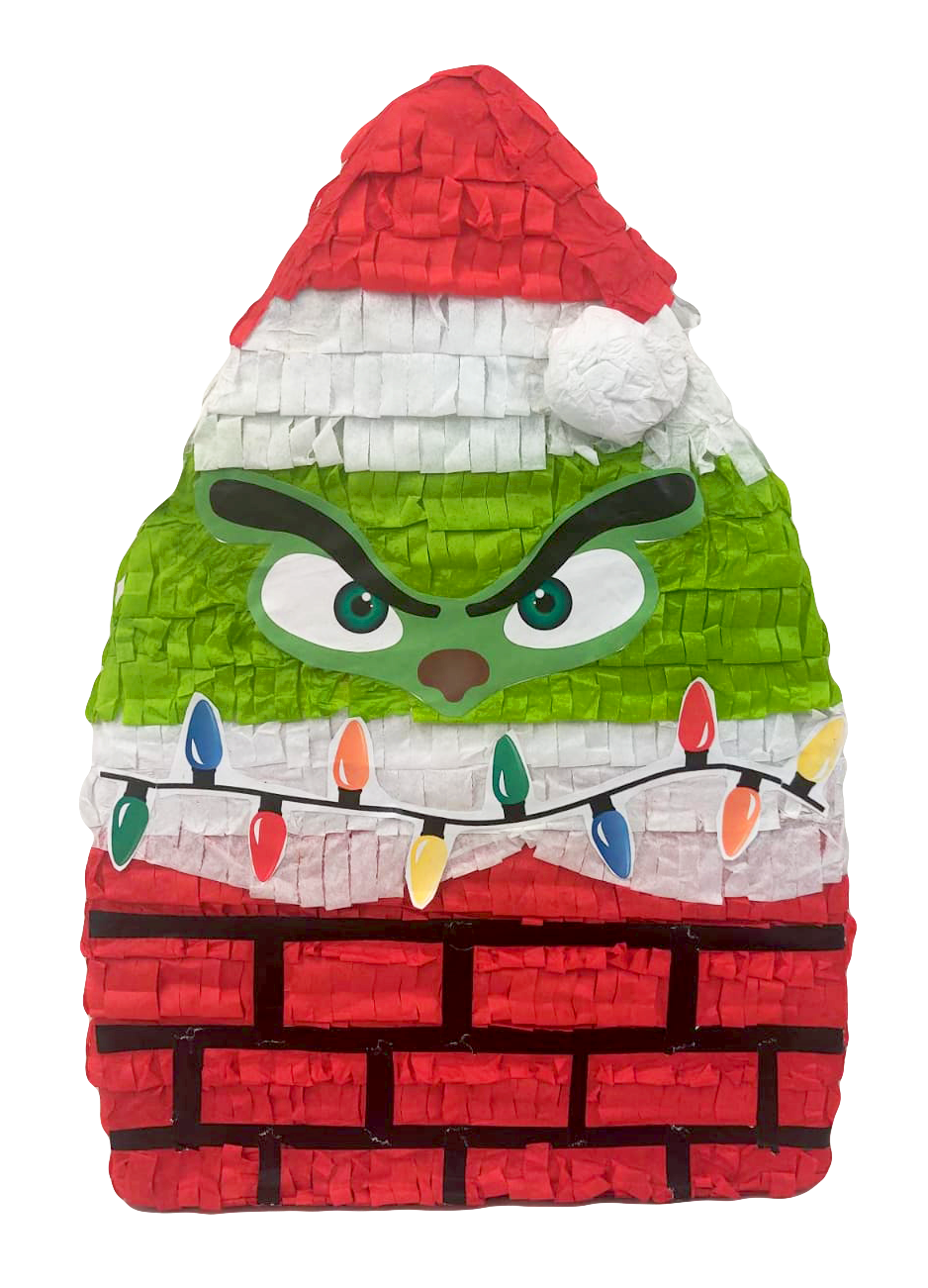 Green Goblin Pinata For Christmas Party Game, Christmas Decorations