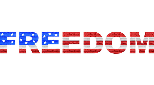 Custom 4th of July Freedom Message Pinata