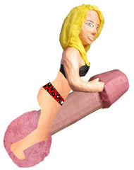 Custom Bride Riding Giant Penis Bachelorette Pinata