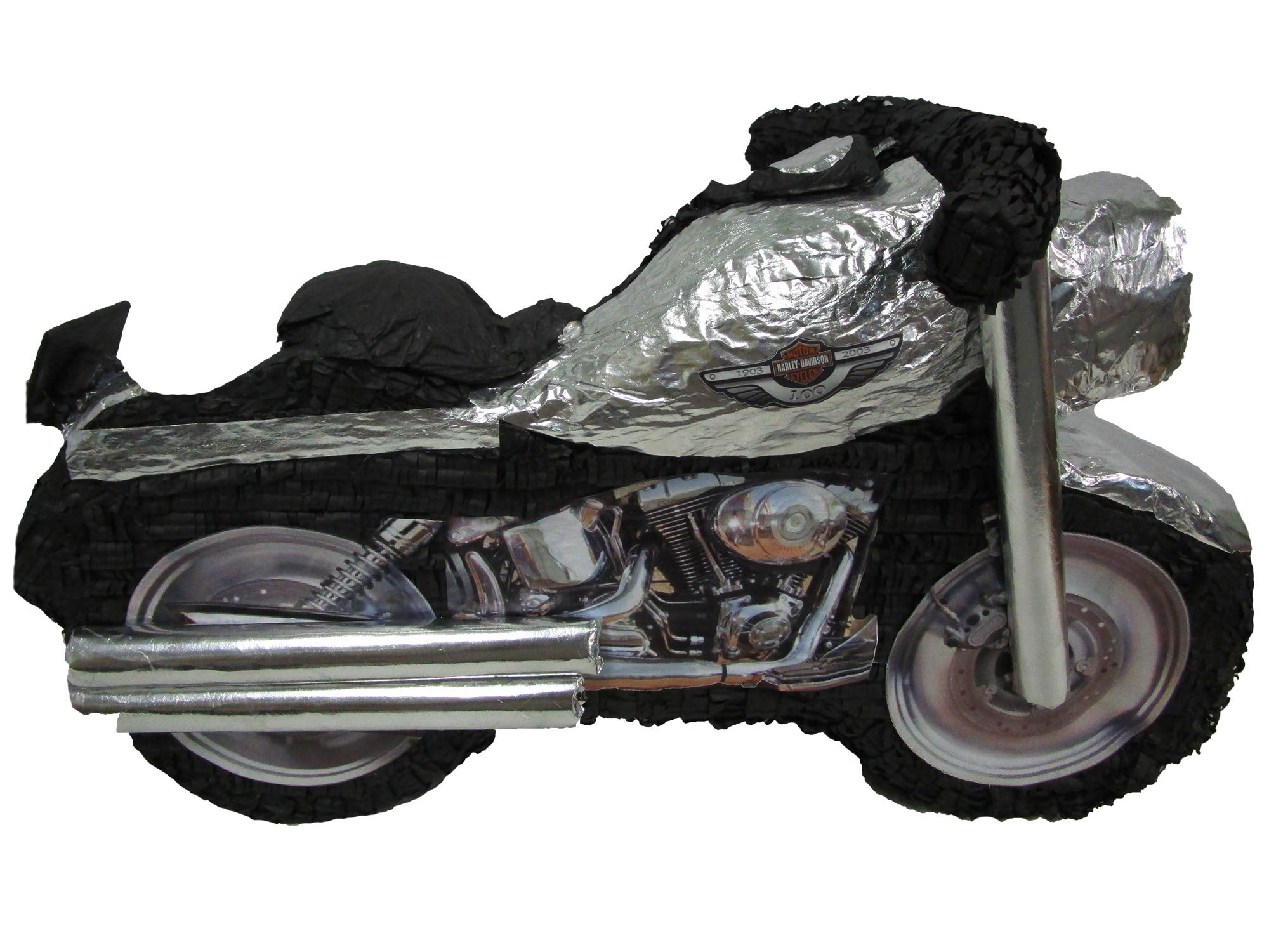 Harley Davidson Fatboy Motorcycle Motor Pinata