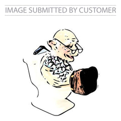 Old Man On Toilet Custom Pinata