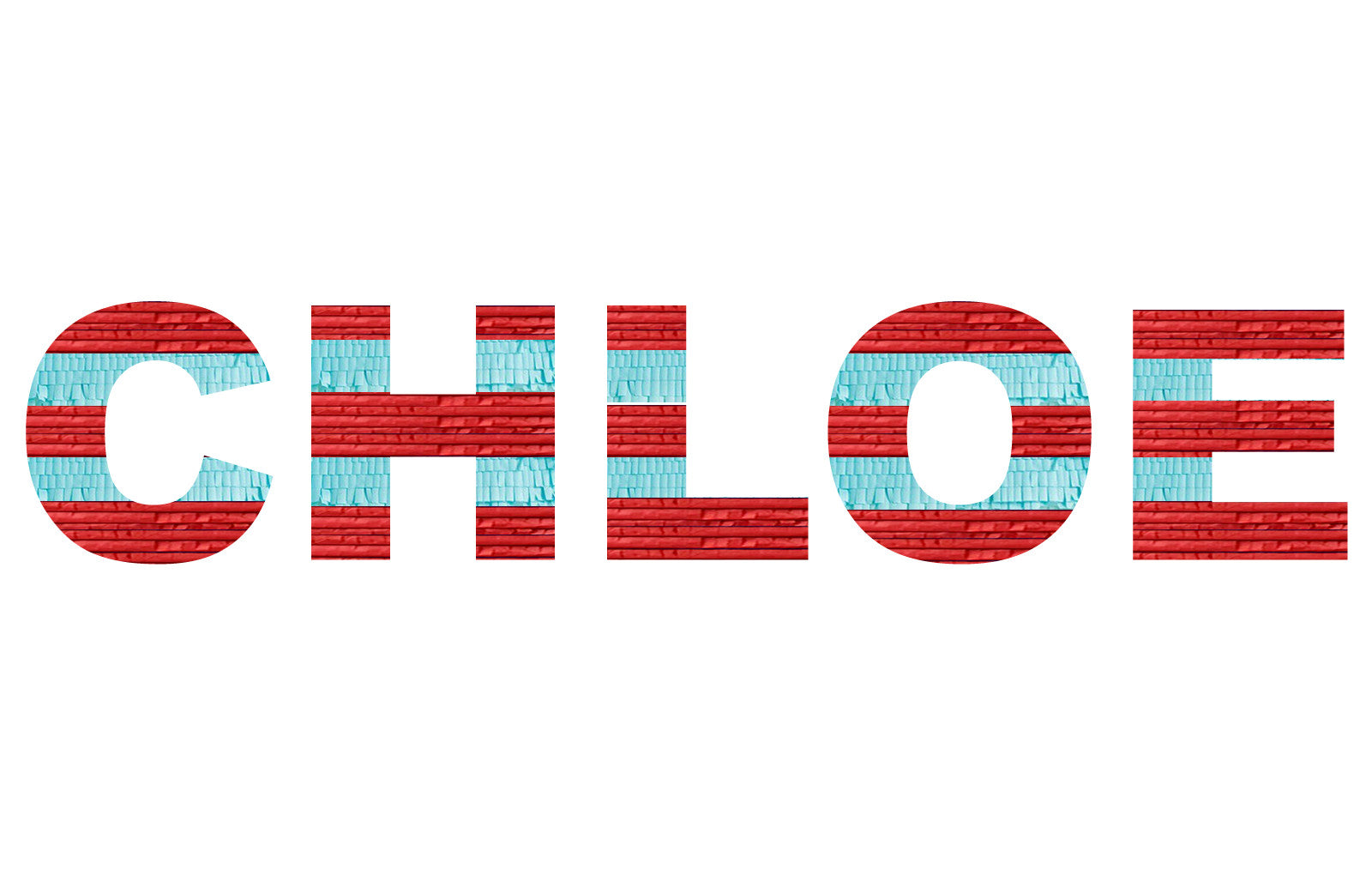 Personalized Name Chic Pinata